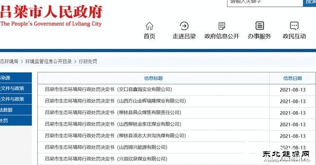 煤炭大县后遗症渐发：山西柳林或变为吕梁污染大县