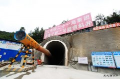 中铁二十一局：兴泉铁路兴国段最长隧道于都2#隧道斜井“改斜归正