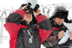 新完美体育通辽公司：雪中“特巡”查隐患保发电
