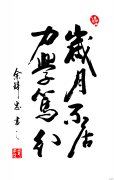 书法：岁月不居力学笃行