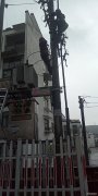 江西婺源：冒雨抢修