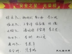 蒲白西固煤业：“安全之星”评选 激发规范操作活力