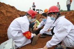 潞安焦化：开展“土方坍塌”事故应急演练