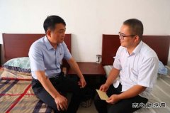 蒲白建庄矿业公司：慰问困难党员，浓浓关怀暖人心