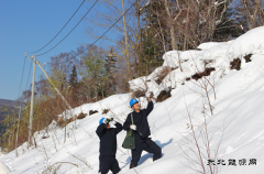 黑龙江牡丹江公司：雪后特巡
