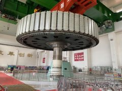 牡丹江水力发电总厂：莲花发电厂1号机组转子一次性起吊成功