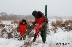 兴凯湖电业公司：迎风冒雪开展特巡保供电