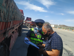阿勒泰执法支队富蕴执法大队：加强执法联动，护航平安公路