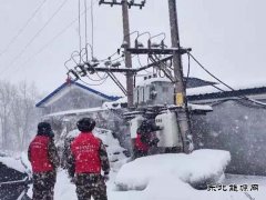 战暴雪、保供电—集贤县供电公司在行动
