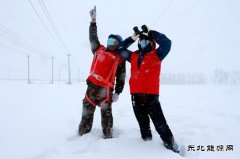 兴凯湖供电公司：无惧风雪开展“特巡” 可靠供电保民生