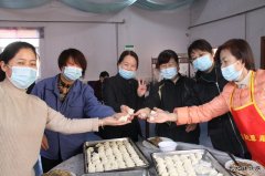 蒲白矿业技校联合党委：冬至饺子情意浓 “温情饺子”暖人心
