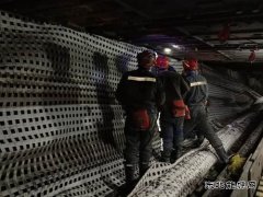 涌鑫矿业公司：攻坚克难决胜133101工作面末采工作