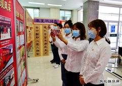牡丹江水电总厂：举办“奋进崭新征程 喜迎二十大”图片书画展