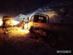 富蕴执法大队：昼夜奋战 联合救援保平安