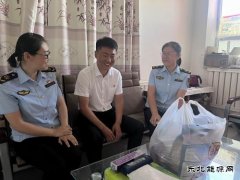 哈巴河执法大队：情系驻村干部 双节慰问暖人心