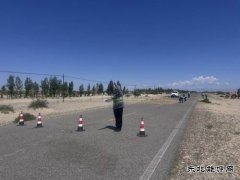 哈巴河执法大队：开展抗击风吹沙自然灾害应急处置演练活动