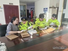 北屯执法大队开展大件运输车辆“双随机、一公开”执法检查工作
