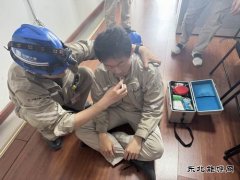 大唐沈东热电公司：开展高温中暑应急救援演练