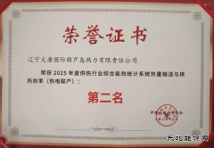 大唐葫芦岛热力公司：在第八届中国供热学术年会上喜获殊荣