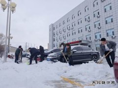 国网巴林右旗供电公司：扫净院内雪 护好平安路